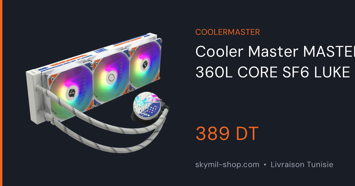 Cooler Master MASTERLIQUID 360L CORE SF6 LUKE ARGB - Refroi…