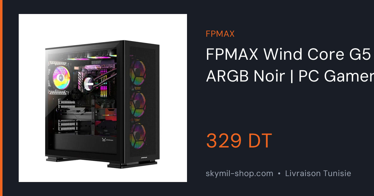 FPMAX Wind Core G5 Ex H909 - Boîtier Full Tower Ouverture R…