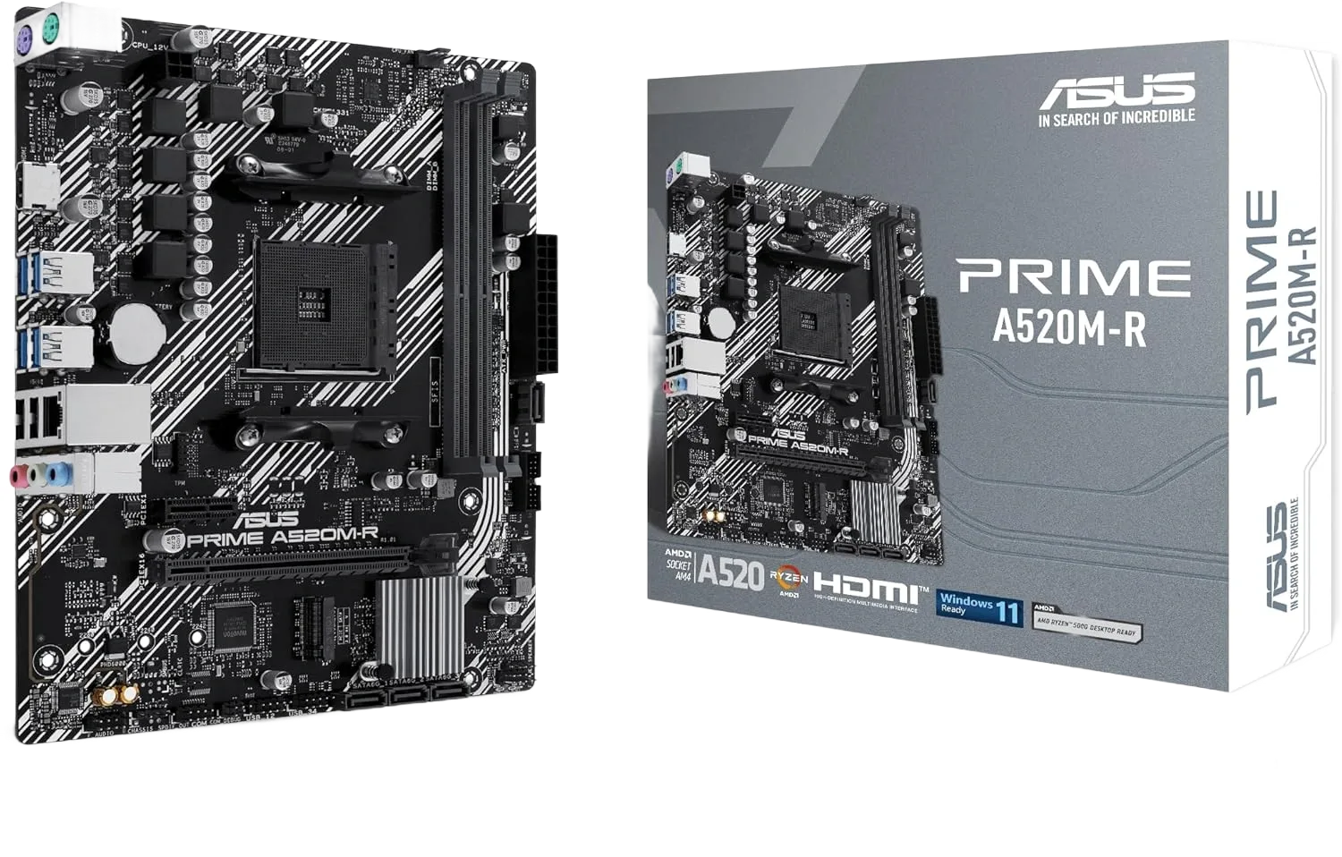 ASUS Prime A520M-R | AM4 DDR4 | Value