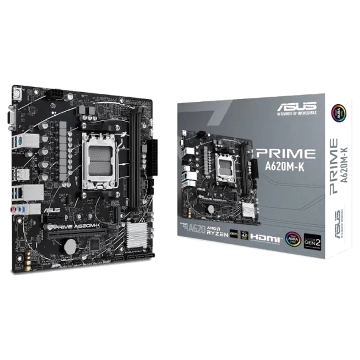 ASUS Prime A620M-K D5 | AM5 DDR5 | Ryzen 7000