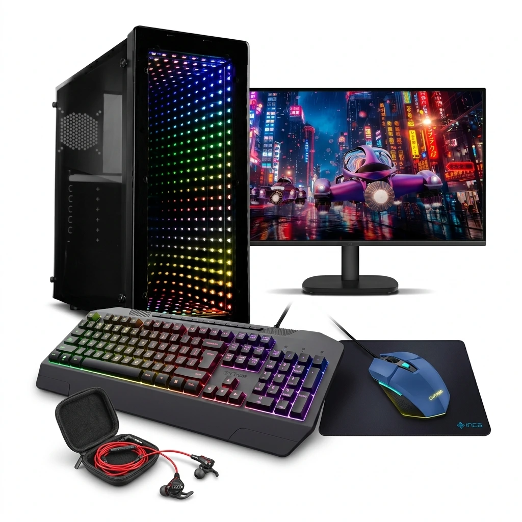Full Setup Gamer AMD Ryzen 5 5650G | Vega 7 | 16Go DDR4 | 256Go SSD