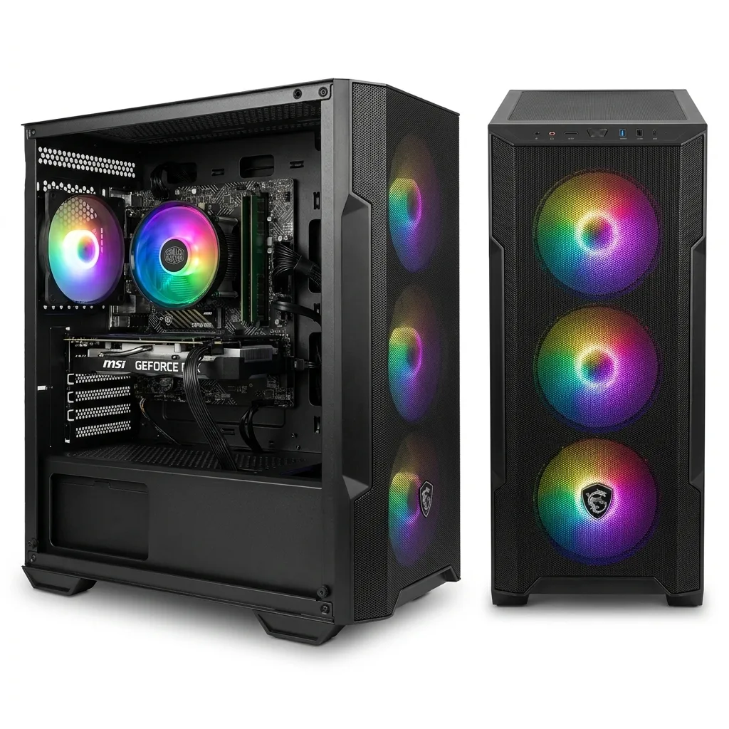 Pc Gamer MSI | i5-12400F | RTX 5060 Ti 8Go | 16Go DDR4 | 500Go SSD