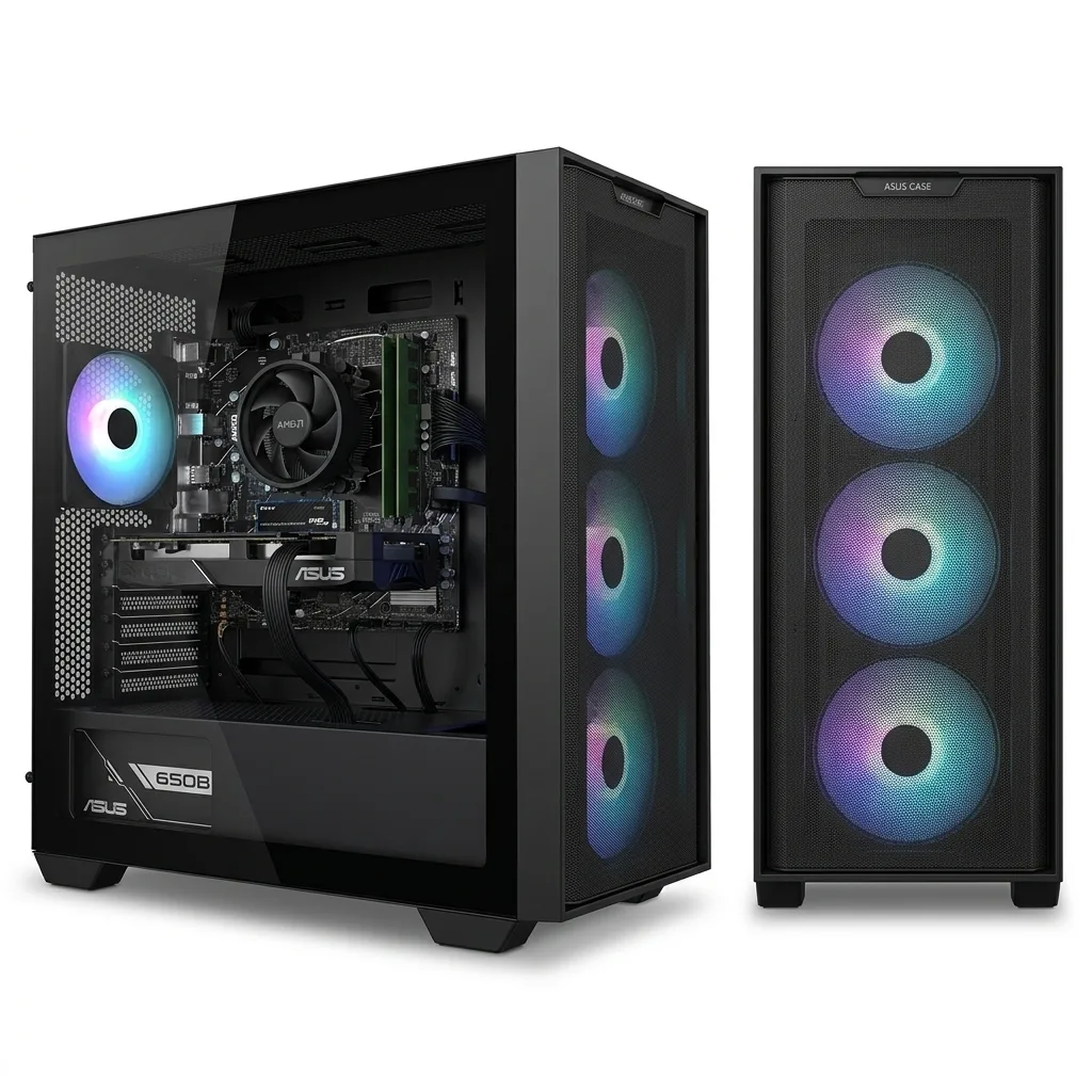 Pc Pro Asus | AMD Ryzen 5 9600 | RTX 5060 8Go | 16Go DDR5 | 500Go SSD