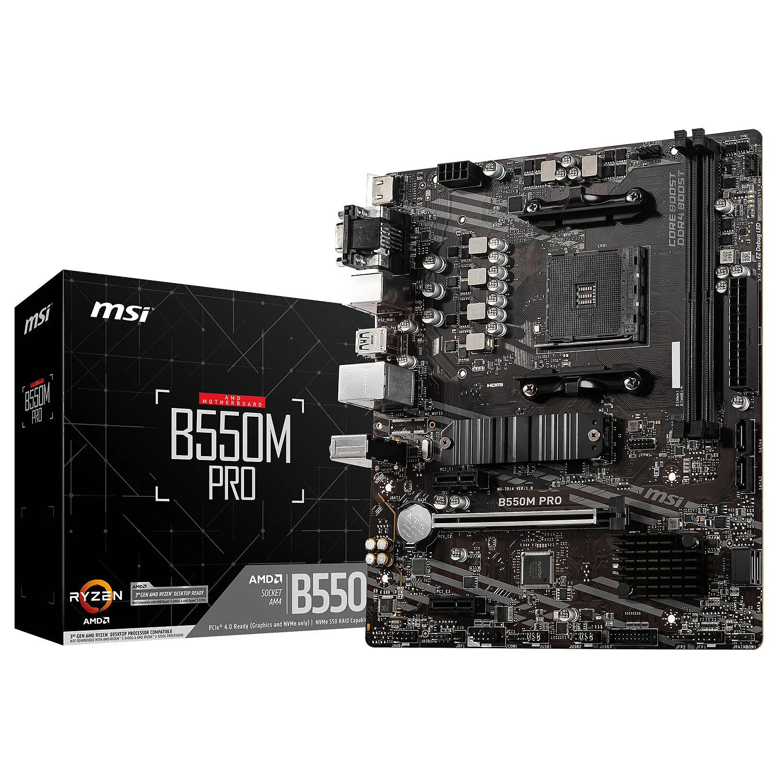 MSI B550M PRO | AM4 DDR4 | Gaming