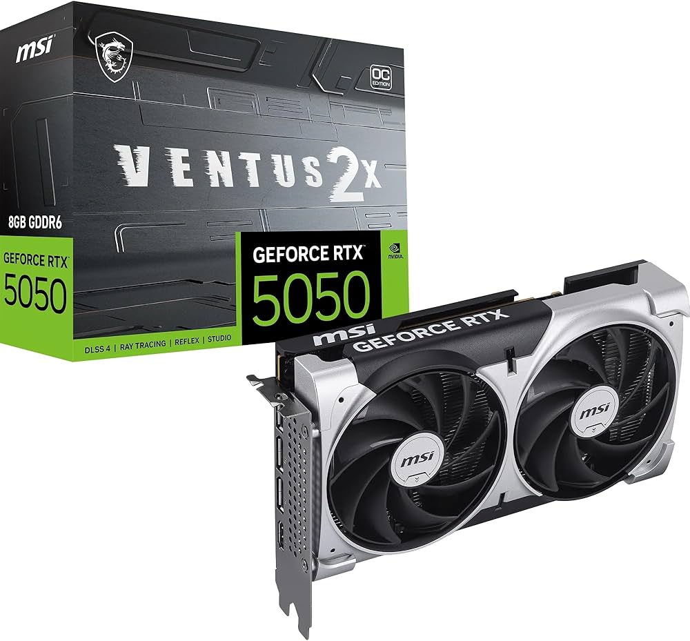 MSI RTX 5050 Ventus 2X 8Go | DLSS 1080p