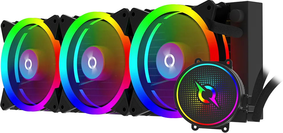 AQIRYS Aquarius 360 AIO Noir LGA1700 | Airflow
