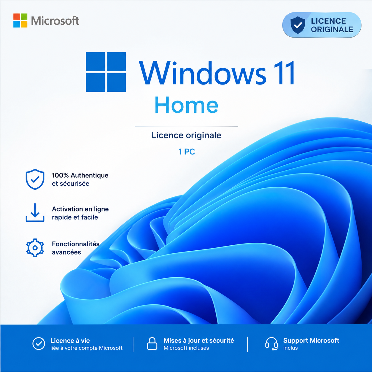 Licence originale Windows 11 Home