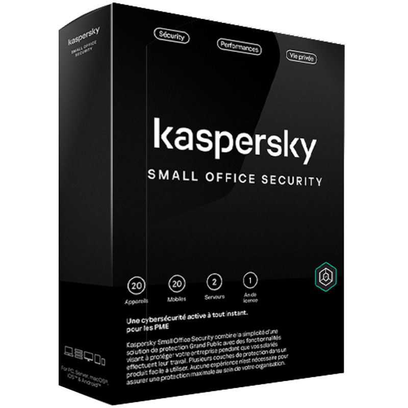 Kaspersky Small Office 20 Postes + 2 Serveurs | Licence Officielle