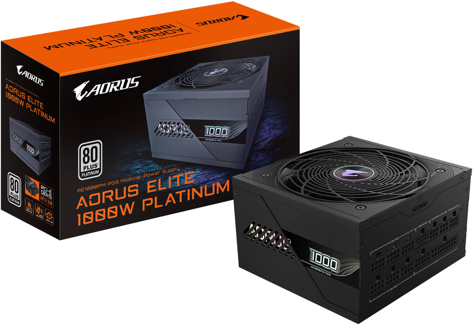 Gigabyte AE1000PM PG5 1000W 80+ Platinum Modulaire | Fiable