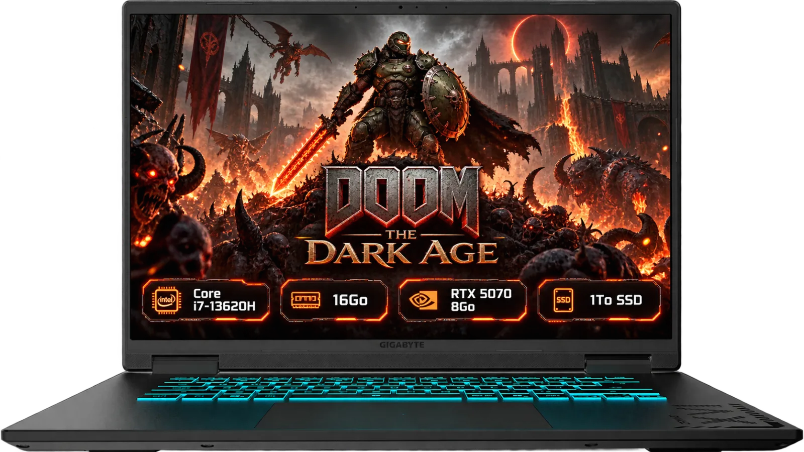 Gigabyte Gaming A16 - Core i7-13620H | 16Go | RTX 5070 8Go | 1To SSD