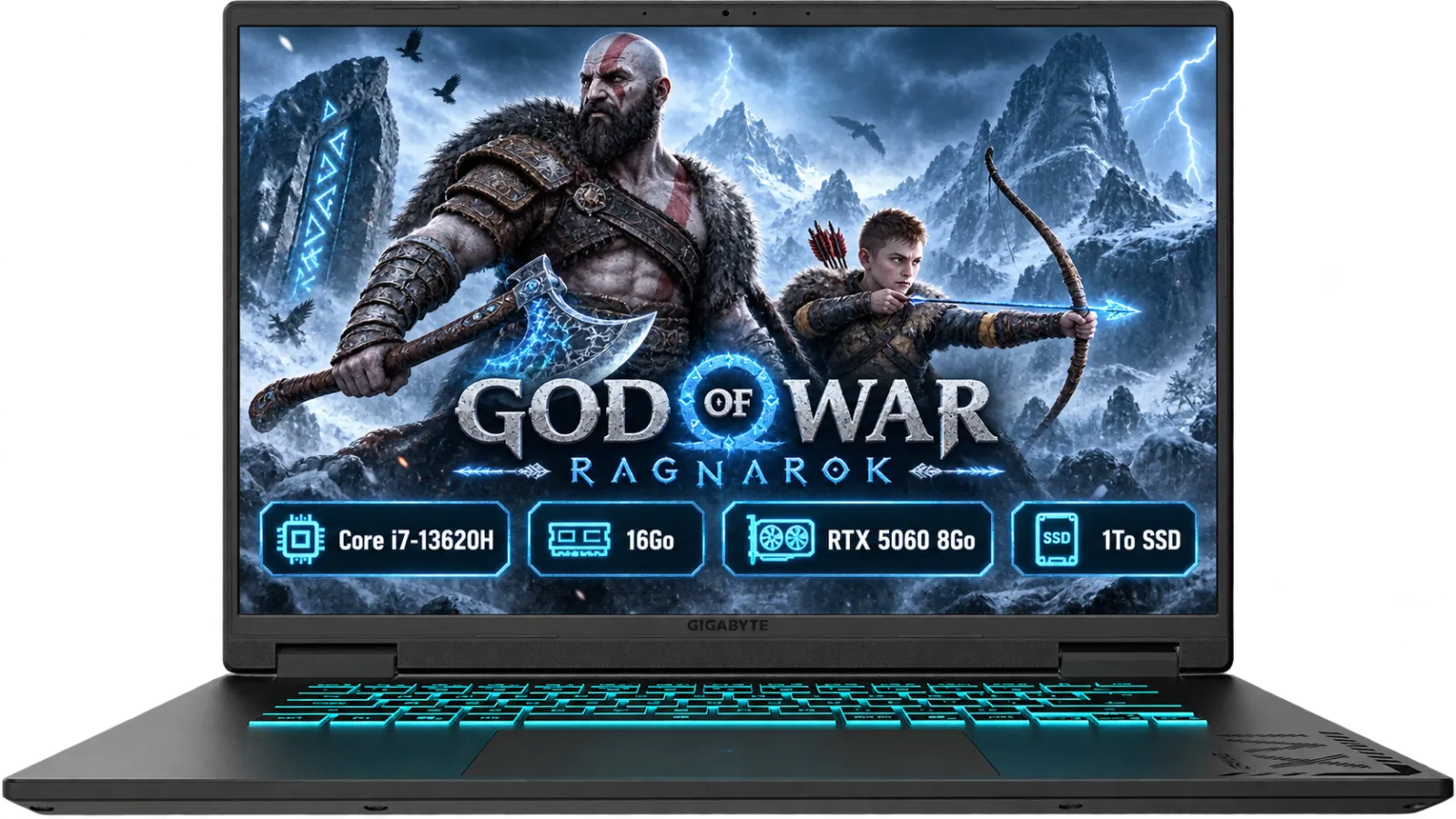 Gigabyte Gaming A16 - Core i7-13620H | 16Go | RTX 5060 8Go | 1To SSD