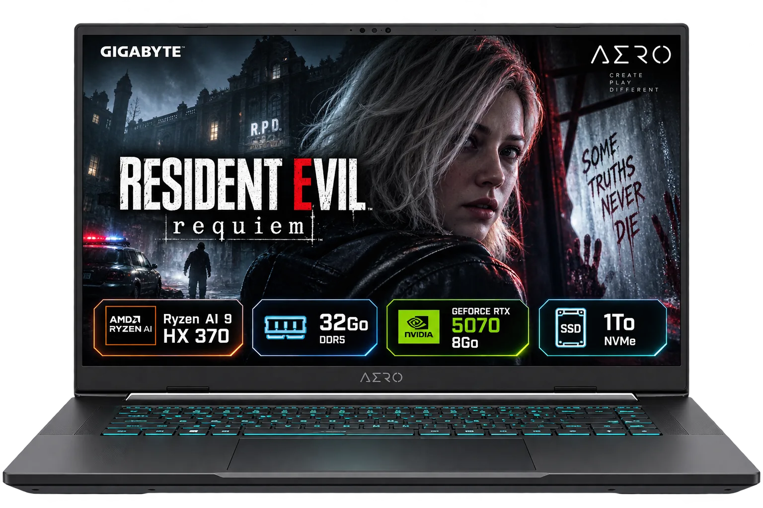 Gigabyte AERO X16 - Ryzen AI 9 HX 370 | 32Go | RTX 5070 8Go | 1To SSD