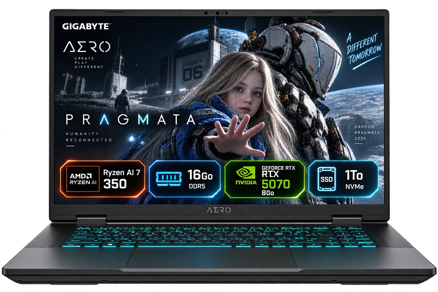 Gigabyte AERO X16 - Ryzen AI 7 350 | 16Go | RTX 5070 8Go | 1To SSD