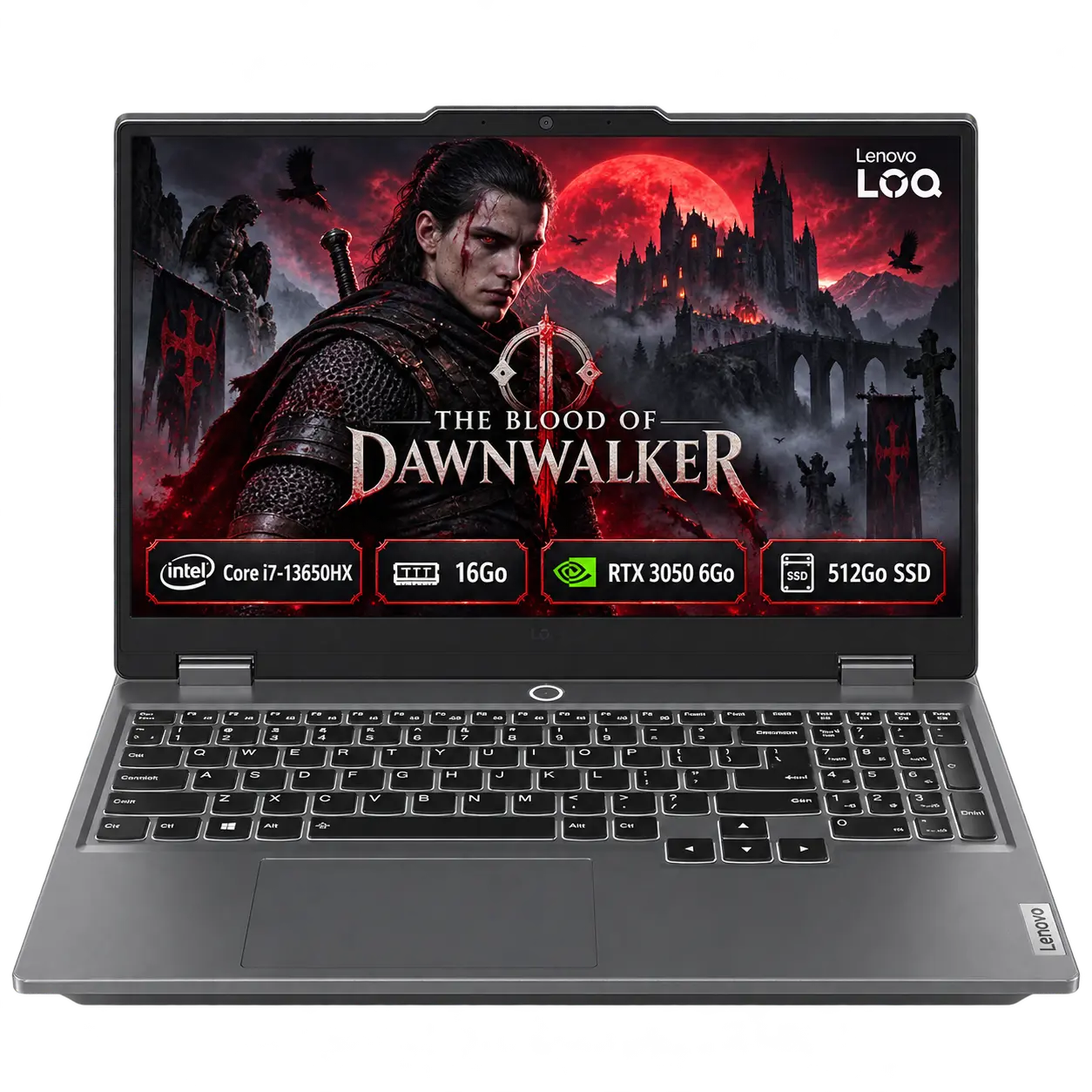 Lenovo LOQ 15IRX9 - Core i7-13650HX | 16Go | RTX 3050 6Go | 512Go SSD