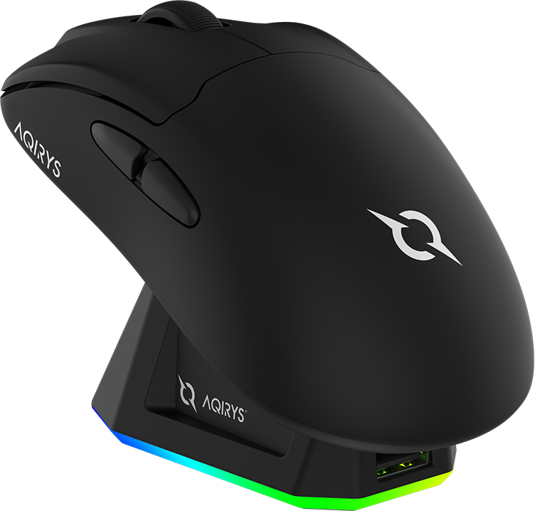 AQIRYS M32 Noir | Triple Mode | 12000 DPI | RGB | Gamer