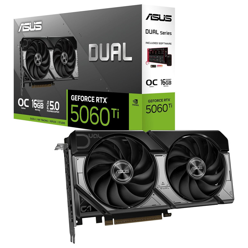 ASUS RTX 5060 Ti Dual 16Go OC | DLSS 1080p