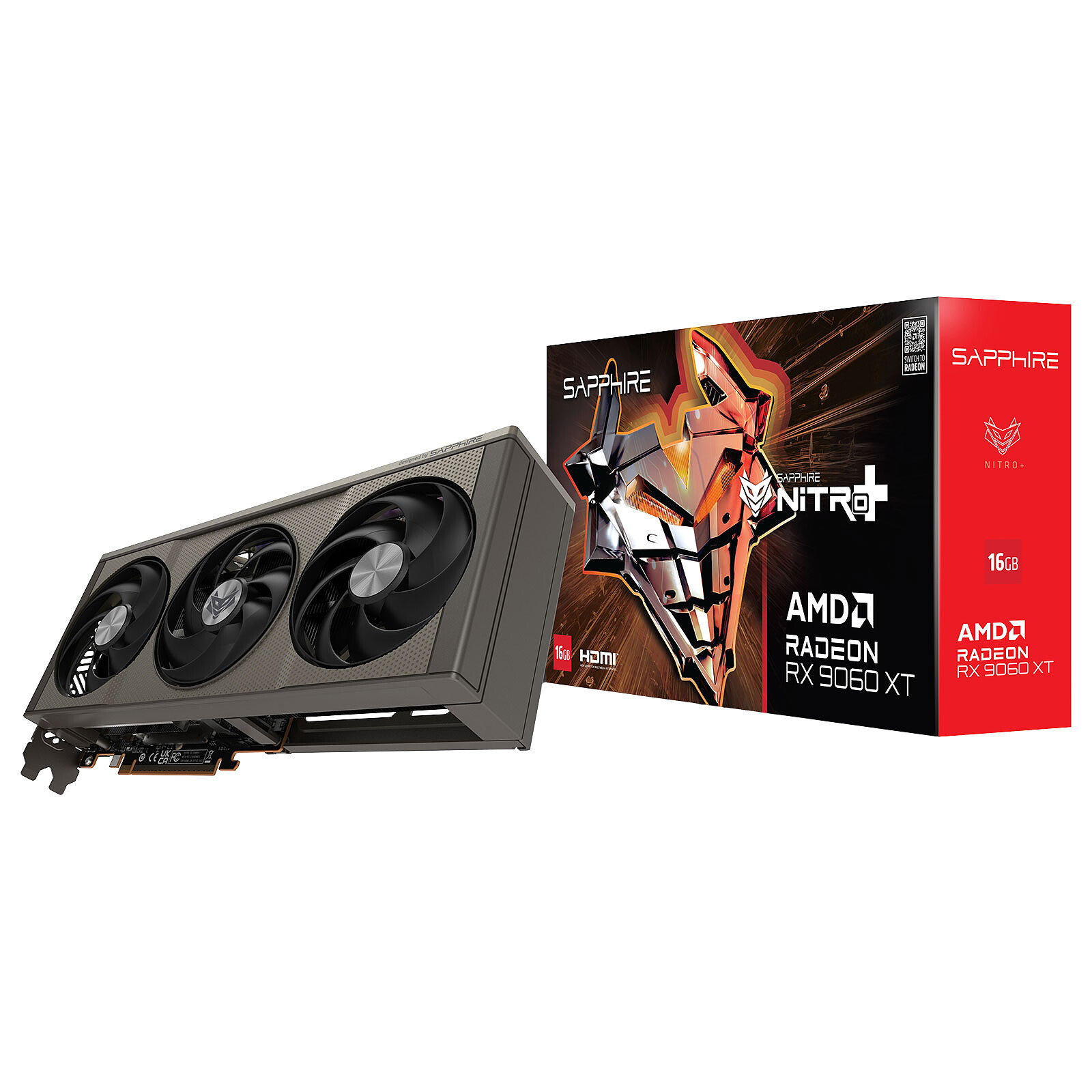 Sapphire Nitro+ RX 9060 XT 16Go OC | QHD Gaming