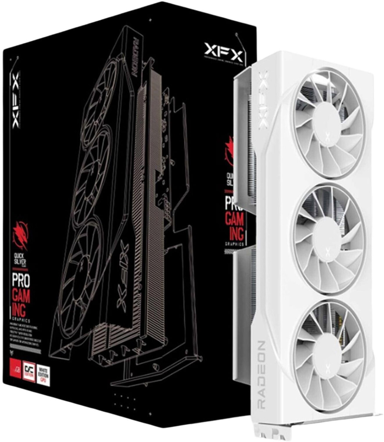 XFX Swift RX 9060 XT 16Go Blanc OC | QHD Gaming