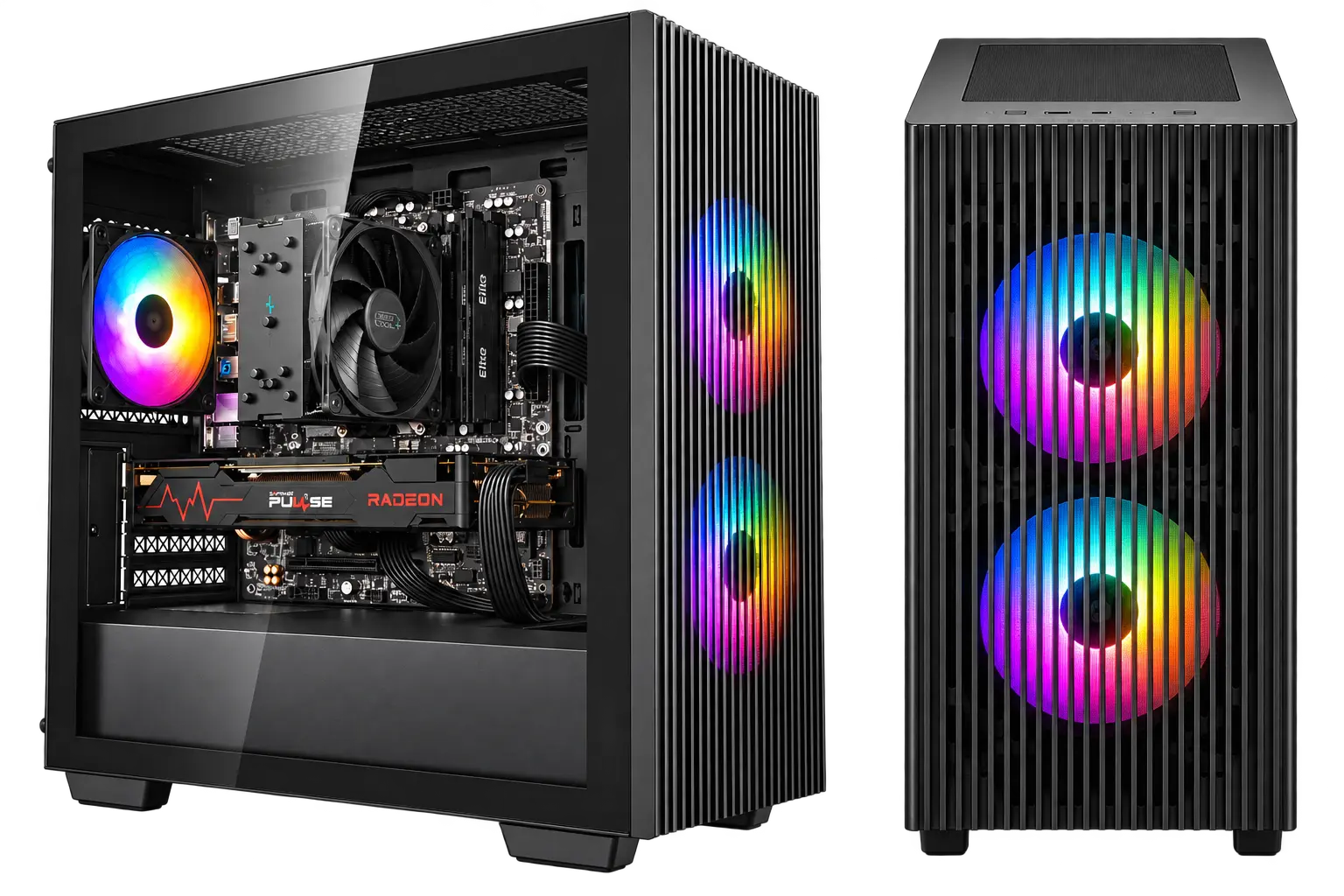 Pc Gamer AMD Ryzen 7 5700X | RX 7600 | 512Go SSD