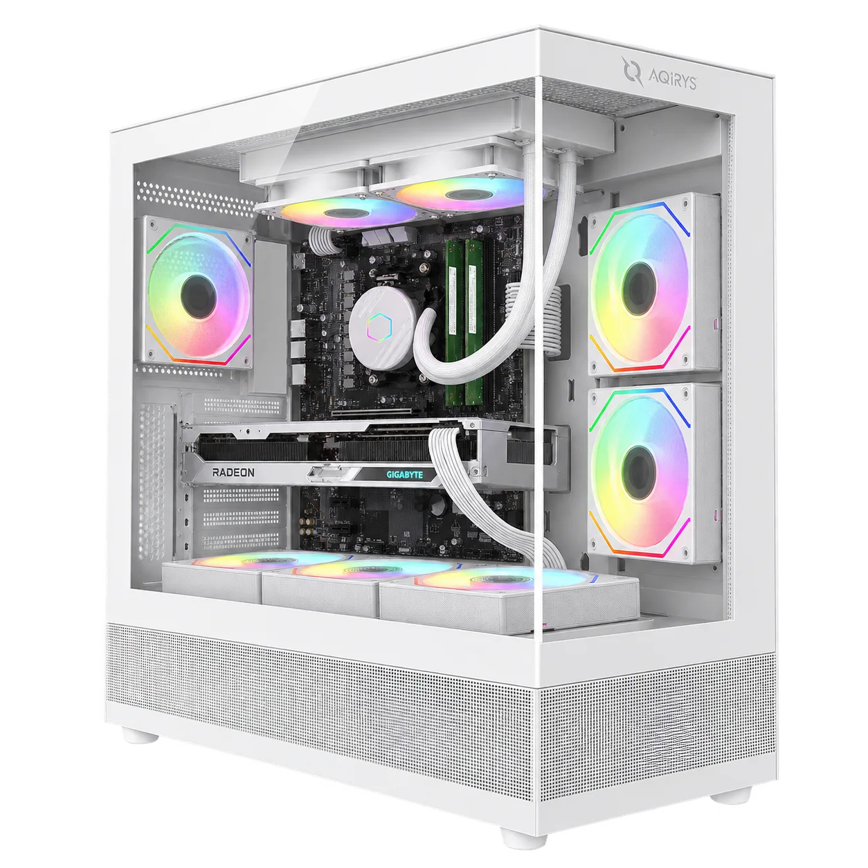 PC Gamer White i5-12600KF | RX 9060 XT 16Go | 16Go DDR5 | 500Go NVMe