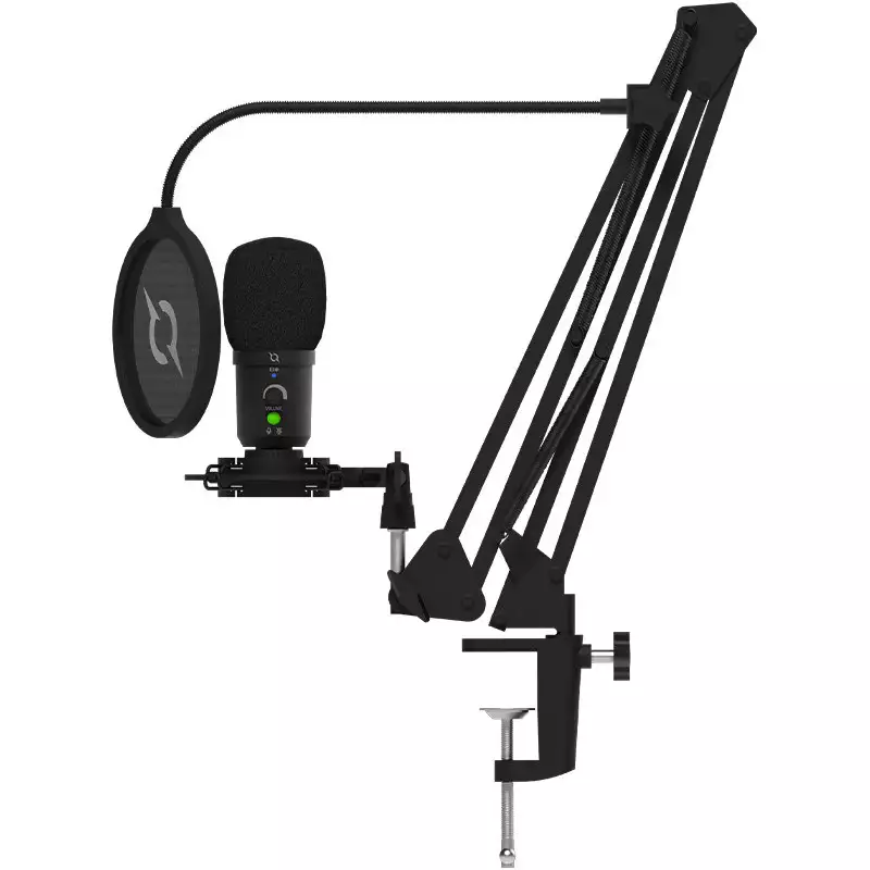 AQIRYS Voyager Noir | Micro USB + Bras articulé | 192 kHz | Streaming