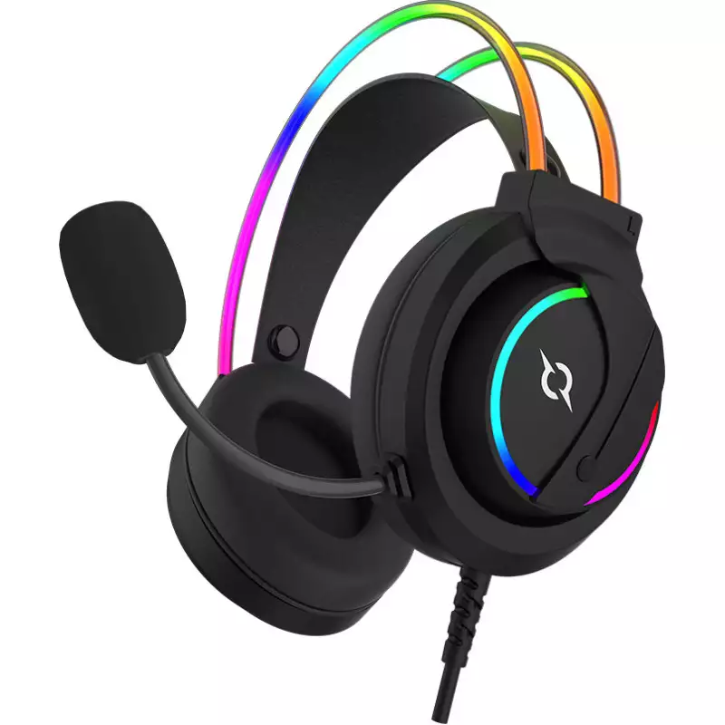 AQIRYS Cygnus Noir | USB | Son 7.1 virtuel | Gamer