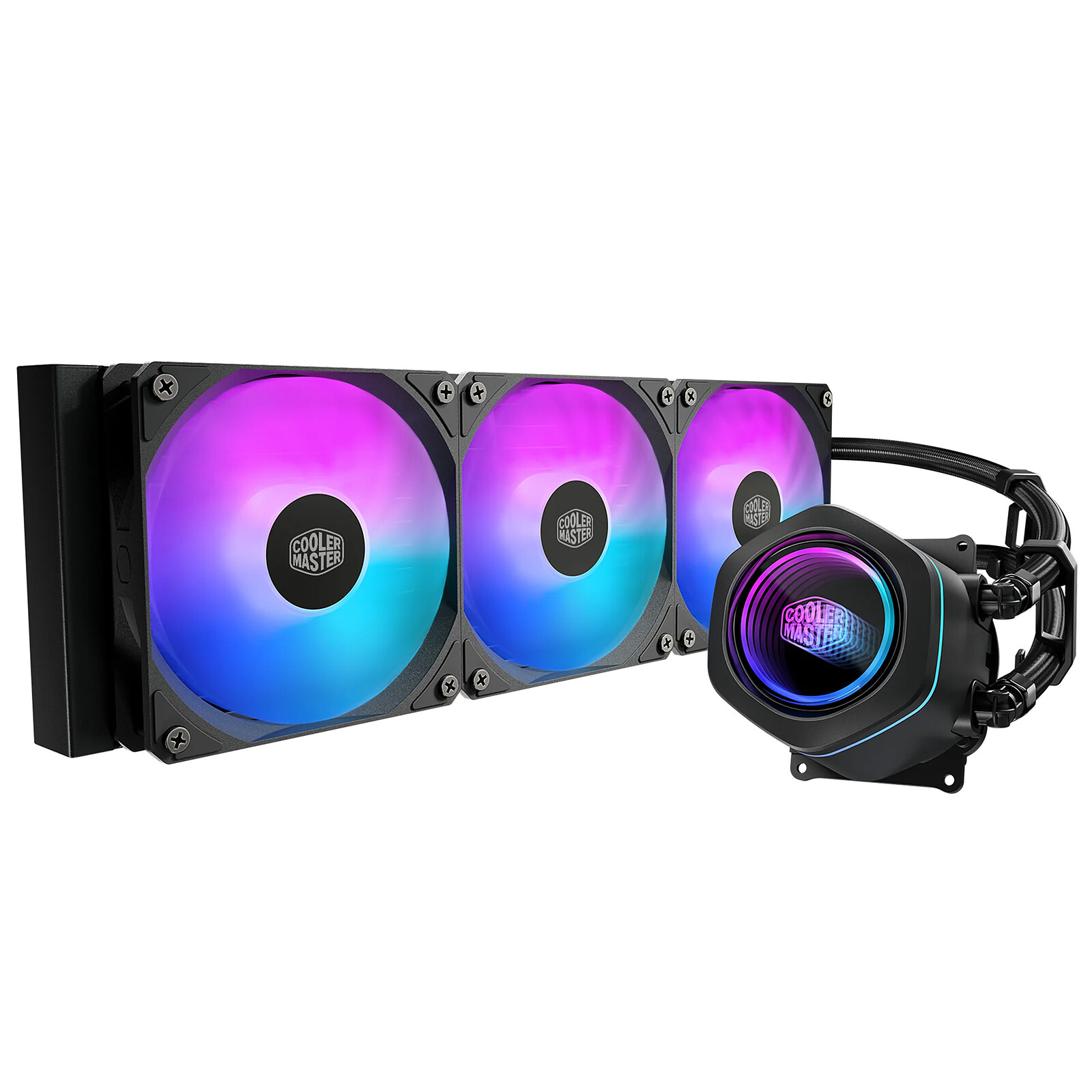 Cooler Master MasterLiquid Core Nex 360 Noir | ARGB | 3 Ventilateurs