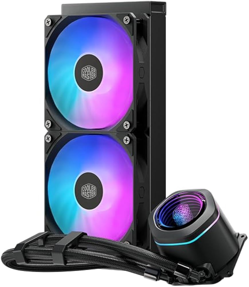 Cooler Master MasterLiquid Core Nex 240 Noir | ARGB | 2 Ventilateurs