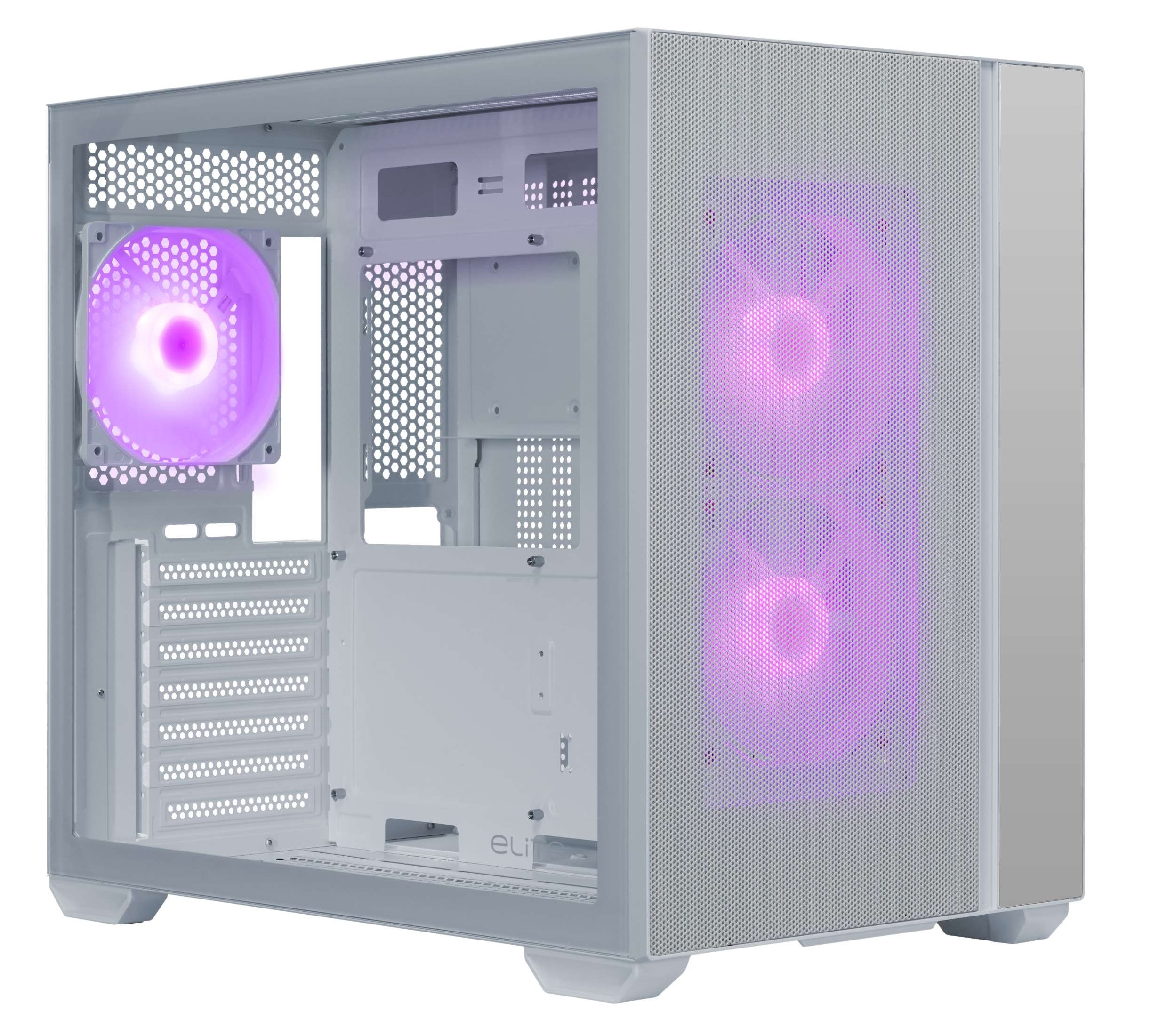 Cooler Master Elite 660 Blanc | 3 Fans ARGB