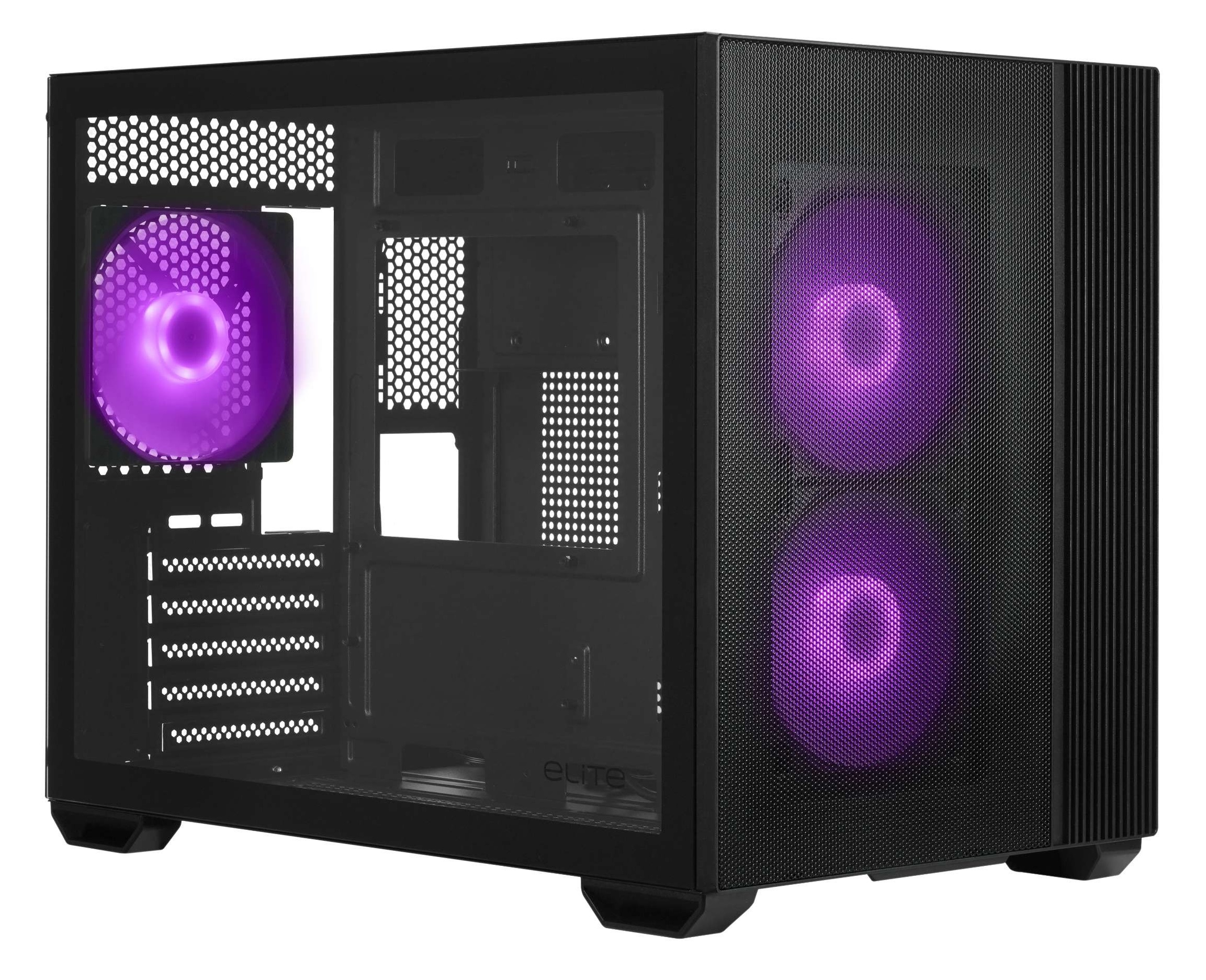 Cooler Master Elite 461 ARGB Noir | Micro-ATX | 3 Fans
