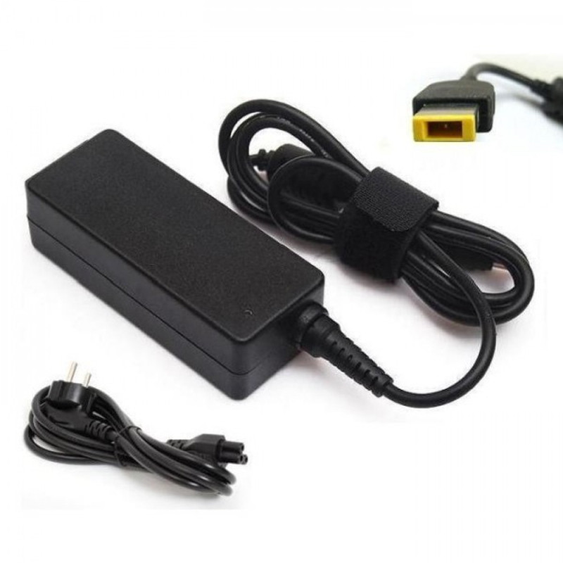 Chargeur compatible pour PC portable avec bloc, câble et embout