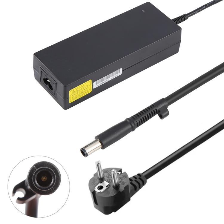 Chargeur compatible pour PC portable avec bloc, câble et embout rond