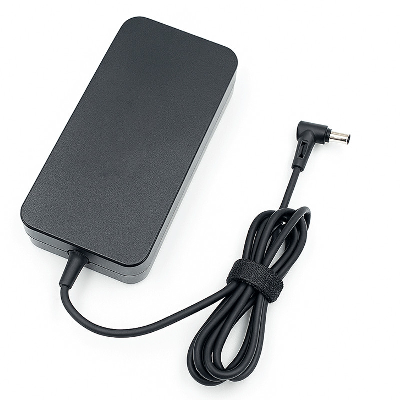 Chargeur compatible pour PC portable avec bloc, câble et embout rond