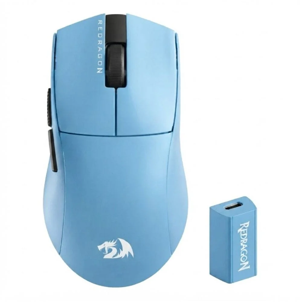 Souris gamer sans fil Redragon K1NG M916 STD 1K bleue