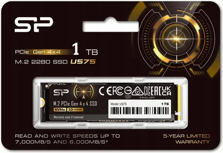 SSD Silicon Power US75 1 To NVMe Gen4 M.2 2280