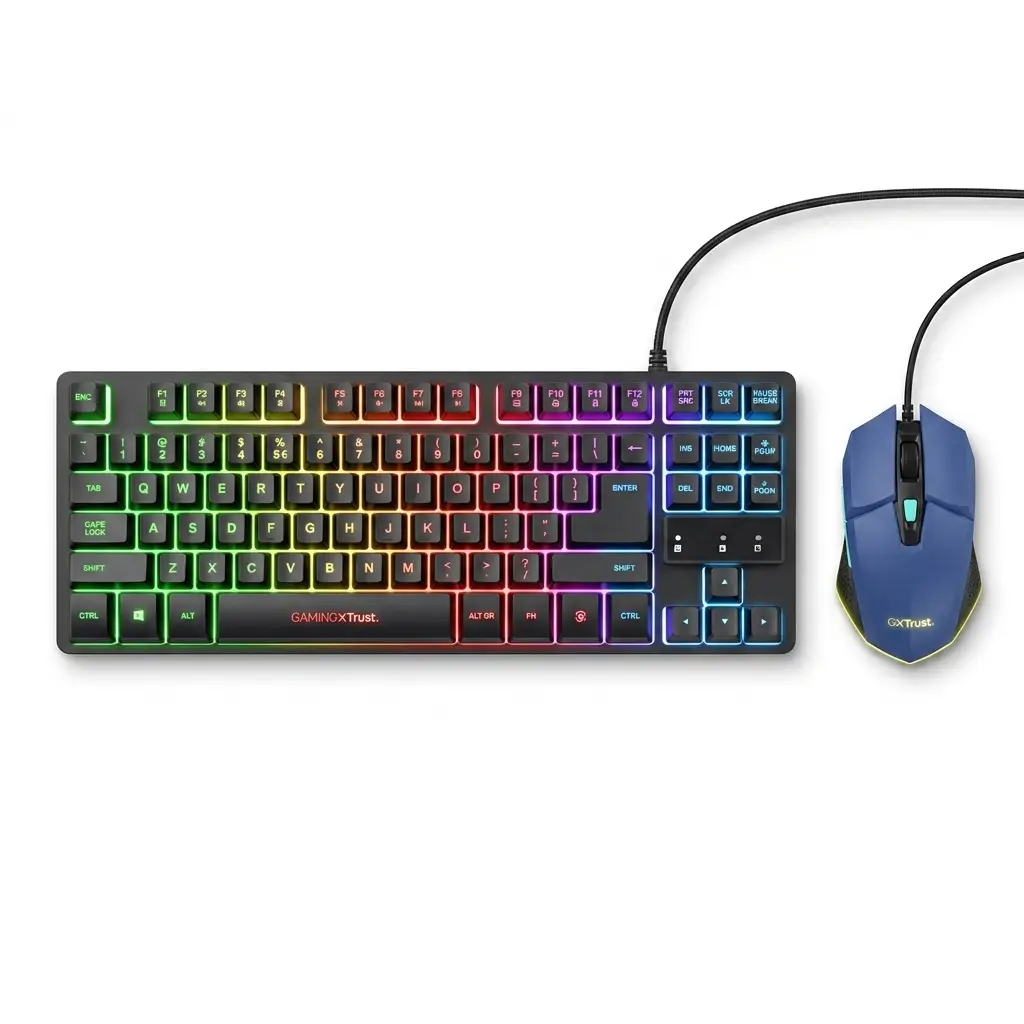 Trust Essential Combo | Clavier Souris Gamer