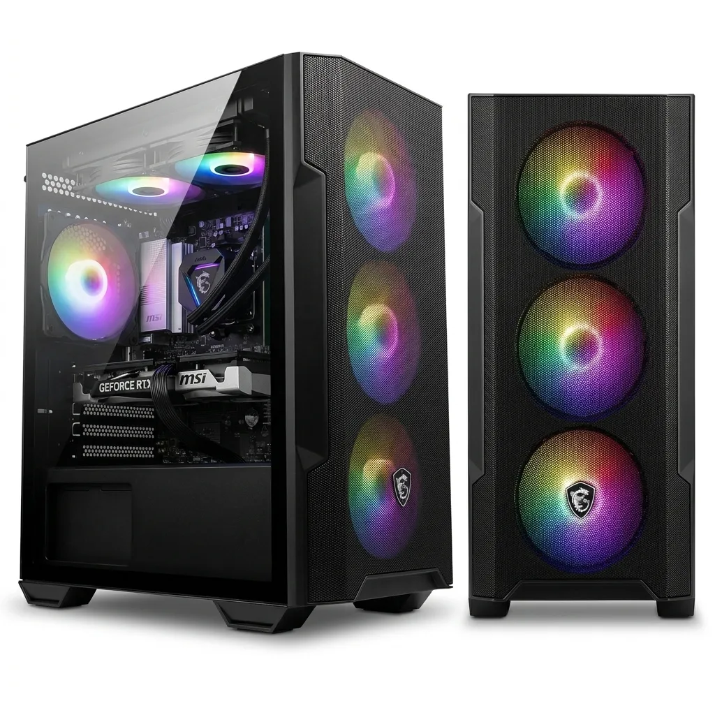 Pc Gamer MSI | AMD Ryzen 5 9600X | RTX 5060 Ti 8Go | 16Go DDR5 | 500G...