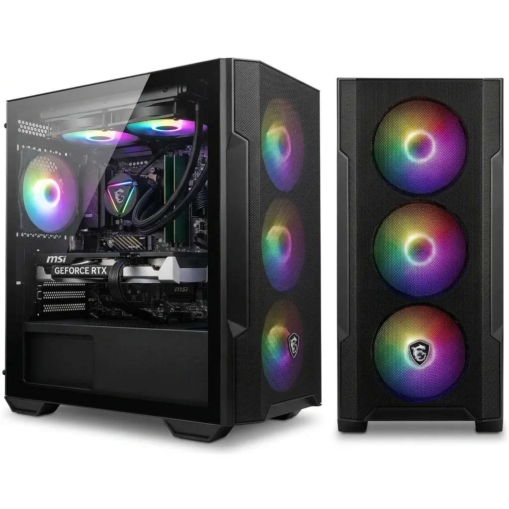 Pc Gamer MSI | AMD Ryzen 5 5600X | RTX 5060 8Go | 16Go DDR4 | 500Go SSD