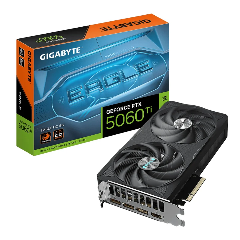 Gigabyte RTX 5060 Ti Eagle OC 8Go GDDR7 | QHD Ray Tracing