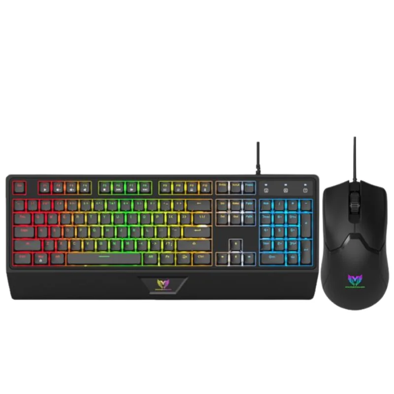 STARWAVES GCM1089 Clavier Souris RGB Noir | E-sport