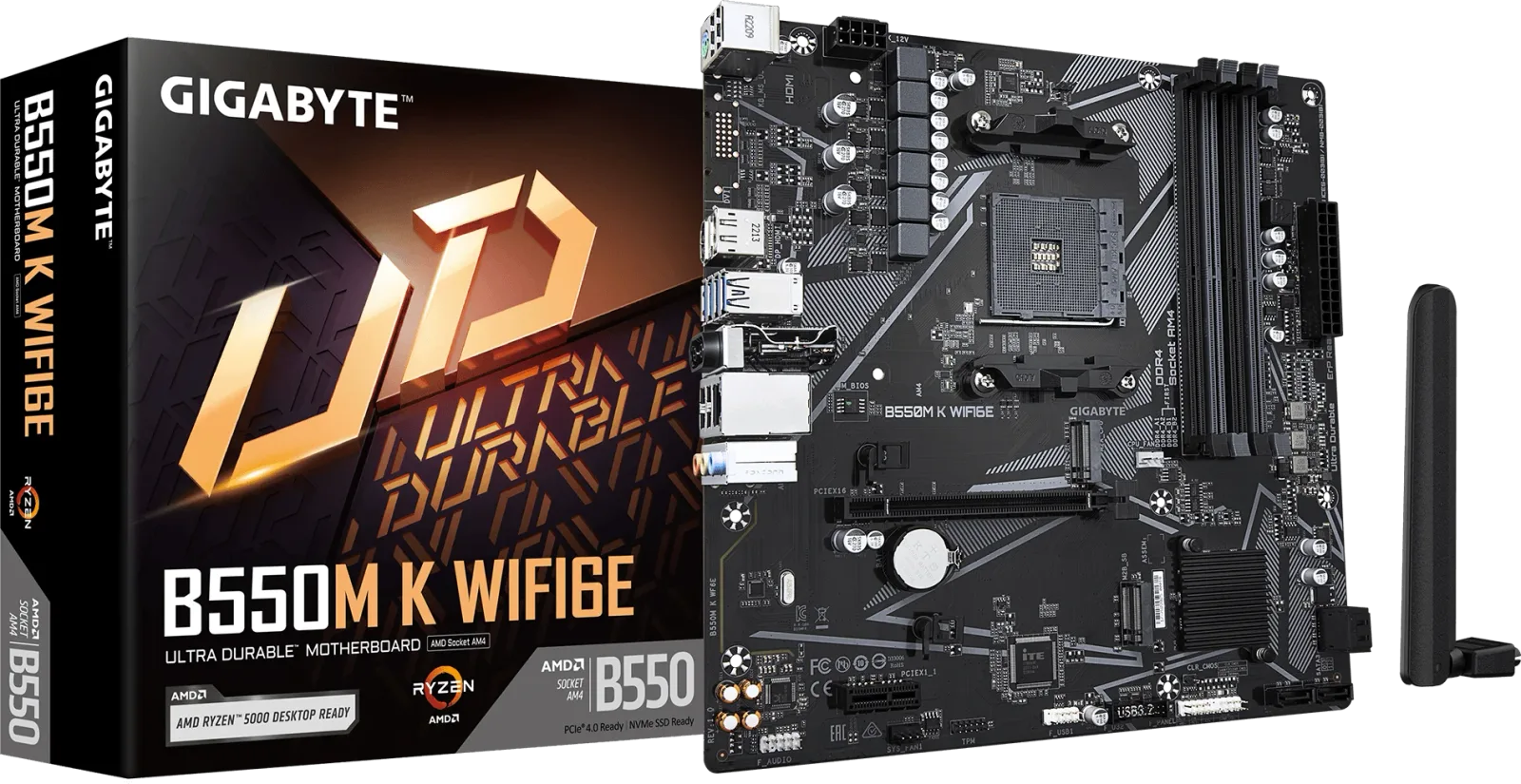 Gigabyte B550M K WiFi | AM4 DDR4 | Gaming
