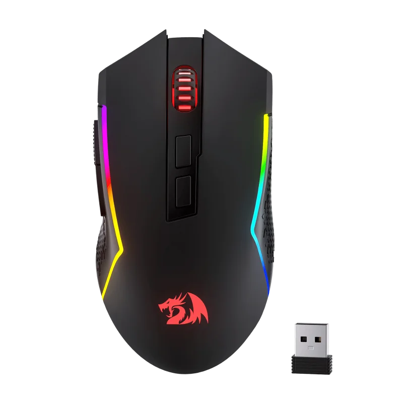 Redragon TRIDENT M693 LIT Noir | Triple mode | 12800 DPI | RGB | Gamer