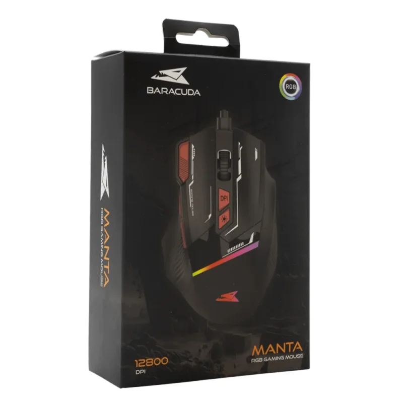 Baracuda Manta BGM-041 Noir | Filaire | Gamer