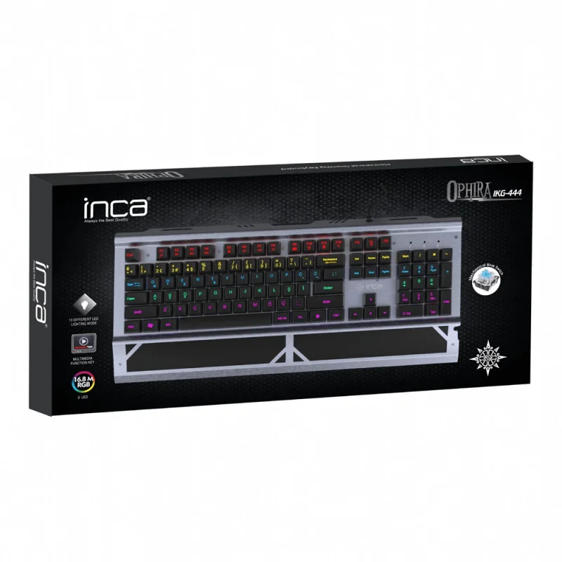 INCA IKG-444 | Gris | Blue Switch | Filaire