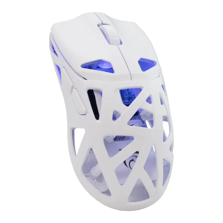 White Shark DAGONET Blanc | Sans-fil | 24000 DPI | Ultraléger