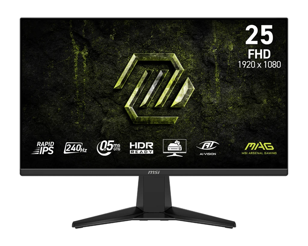 MSI MAG 255F X24 24.5" FHD | 240Hz Rapid IPS | Esport