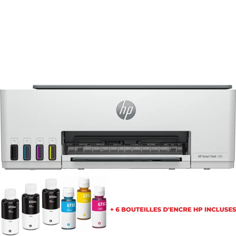 HP 580 Smart Tank Couleur 3en1 WiFi | Tunisie