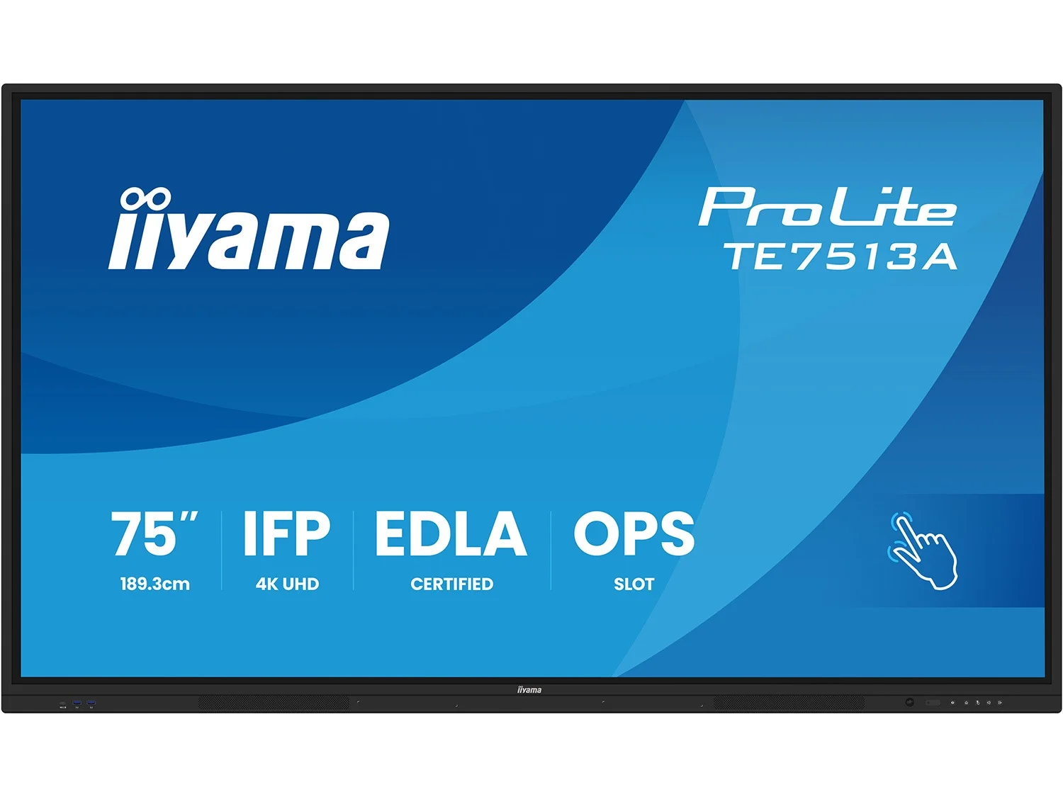iiyama ProLite 75" 4K UHD | IPS Touch | Éducation