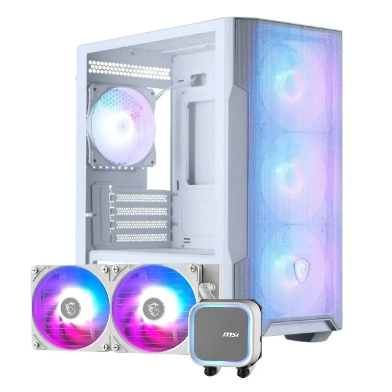 PACK WHITE MSI – WATERCOOLING + BOITIER