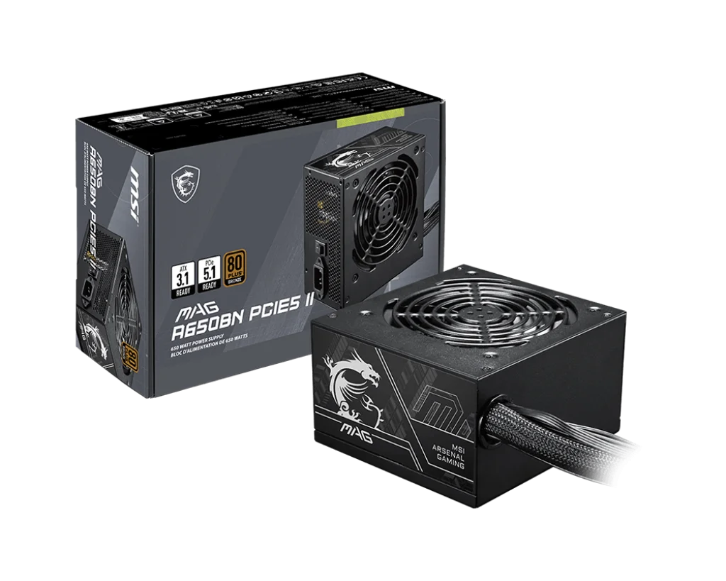 MSI MAG A650BN PCIE5 II 650W | ATX 3.1